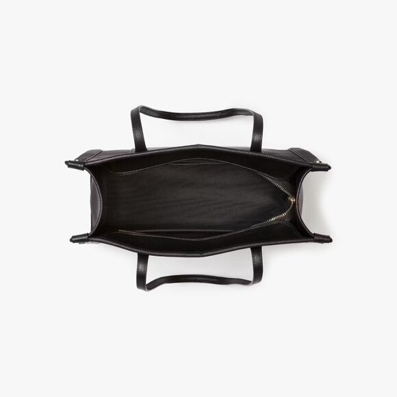 NEW Kate Spade black Market Pebbled Leather Medium Tote - Picture 3 of 16